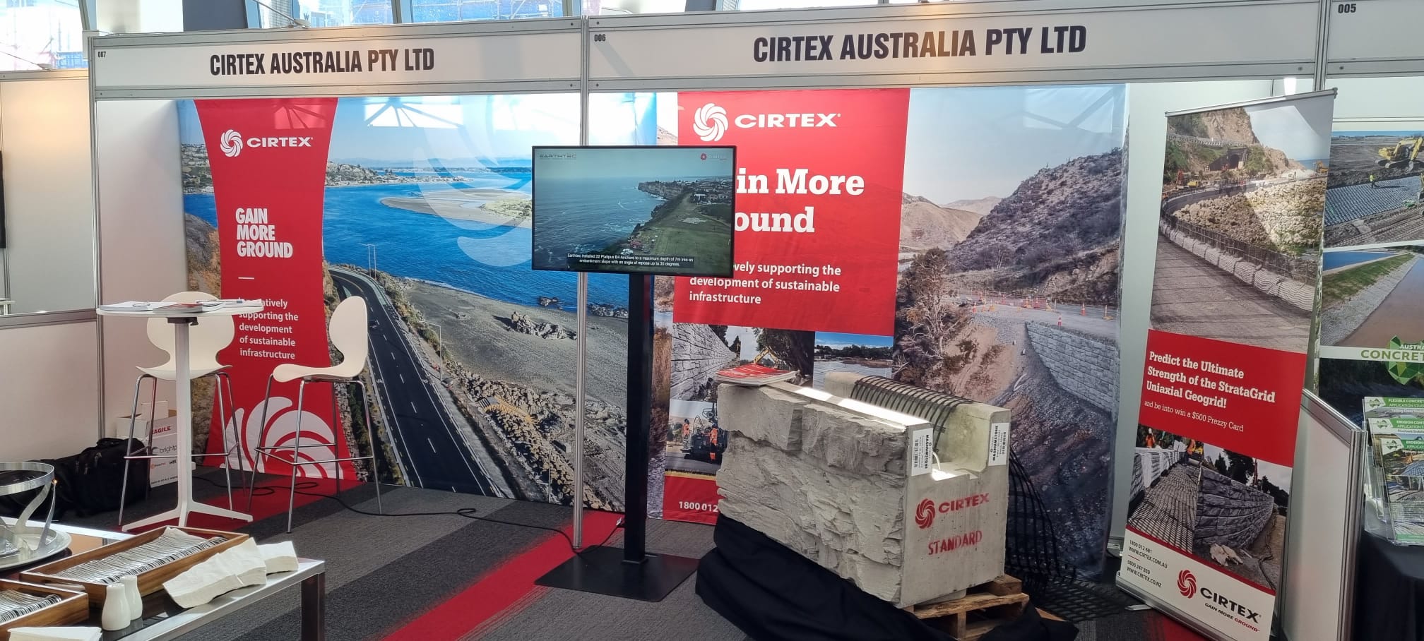 GEOANZ Conference Stand
