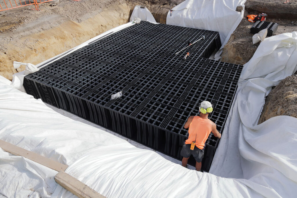 Allied Asphalt Soakage Pit – AquaFort Stormwater System